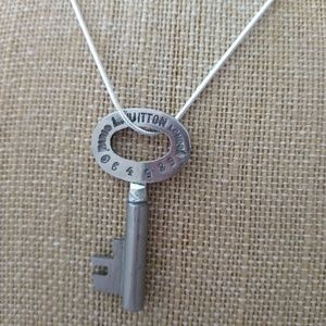 Louis Vuitton Skeleton Steamer Key Necklace 1920s